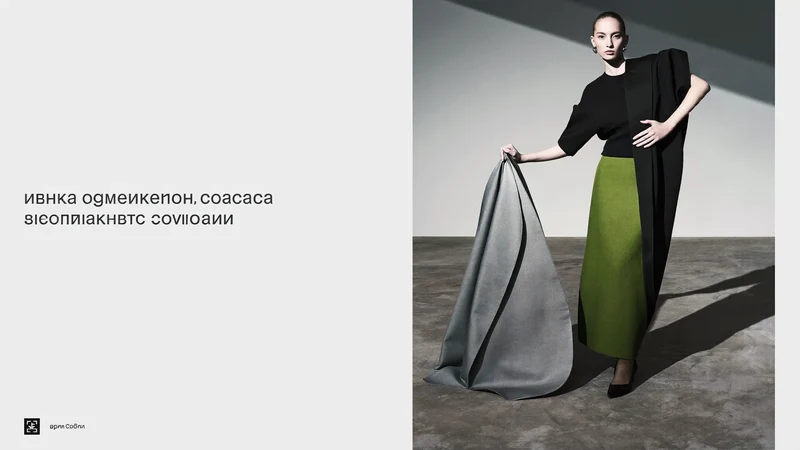 Illustrative Kampagnenszene zur urbanen Damenmode-Konzeptkollektion von Raffo Perno
